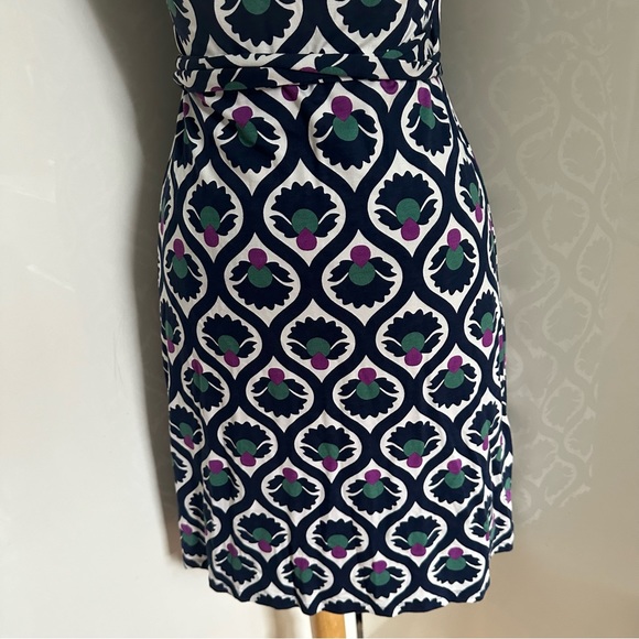 NWOT Boden Summer Wrap Dress in Bramble Bud Sz 2P Petite - Picture 10 of 12